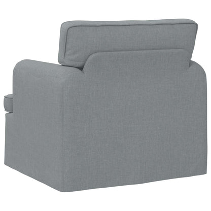 Divano Grigio chiaro 84 x 80 x 85 cm Tessuto | homemem39