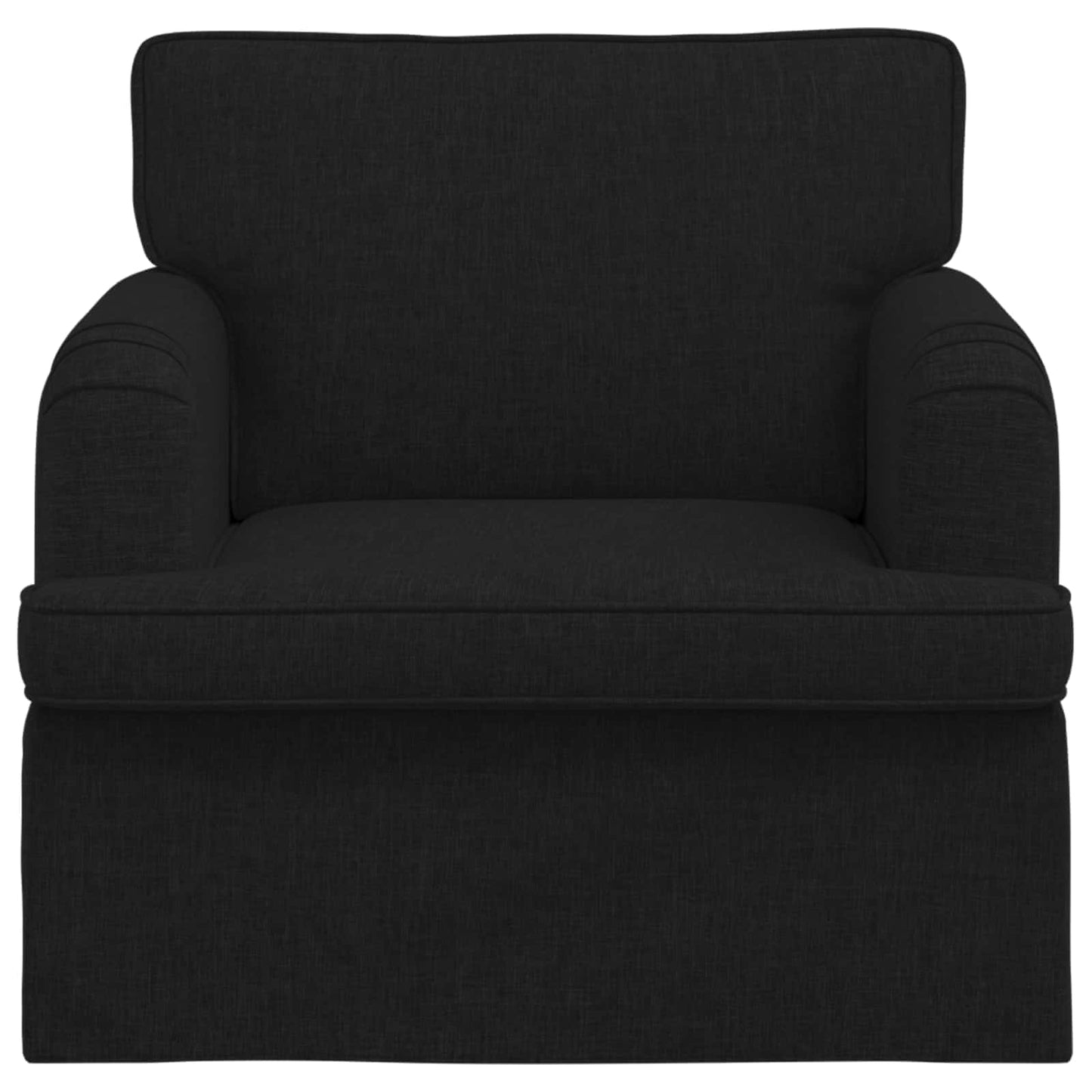 Divano Nero 84 x 80 x 85 cm Tessuto | homemem39
