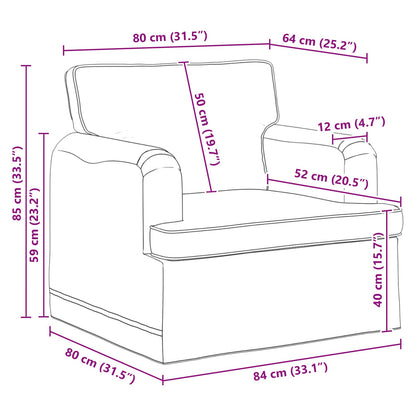 Divano Talpa 84 x 80 x 85 cm Tessuto