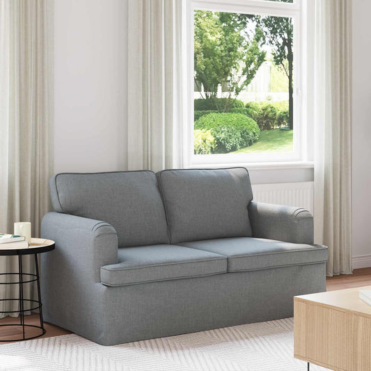 Divano Grigio chiaro 144 x 80 x 85 cm Tessuto