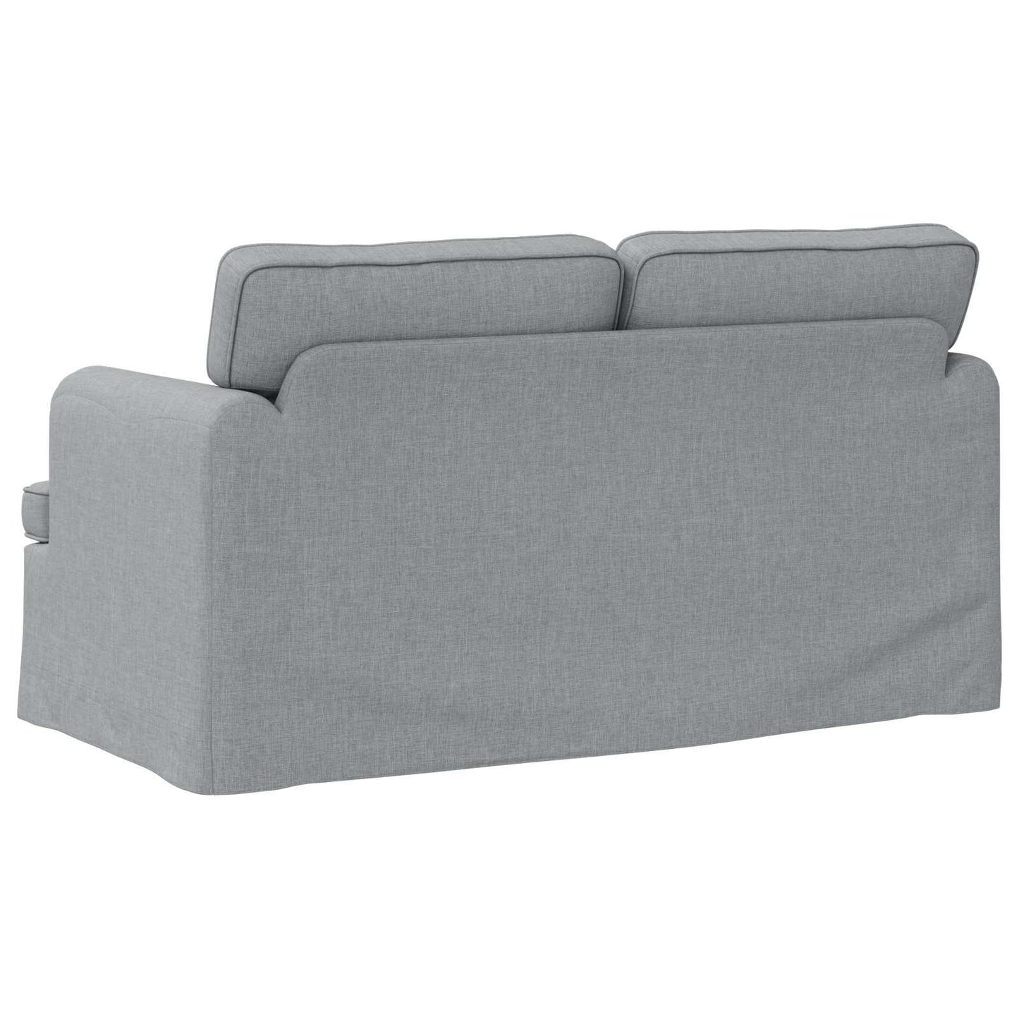 Divano Grigio chiaro 144 x 80 x 85 cm Tessuto