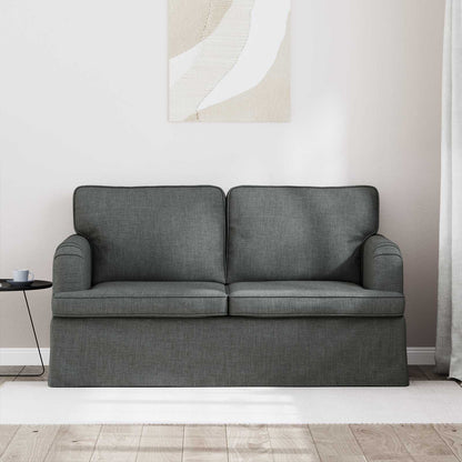 Divano Grigio scuro 144 x 80 x 85 cm Tessuto | homemem39