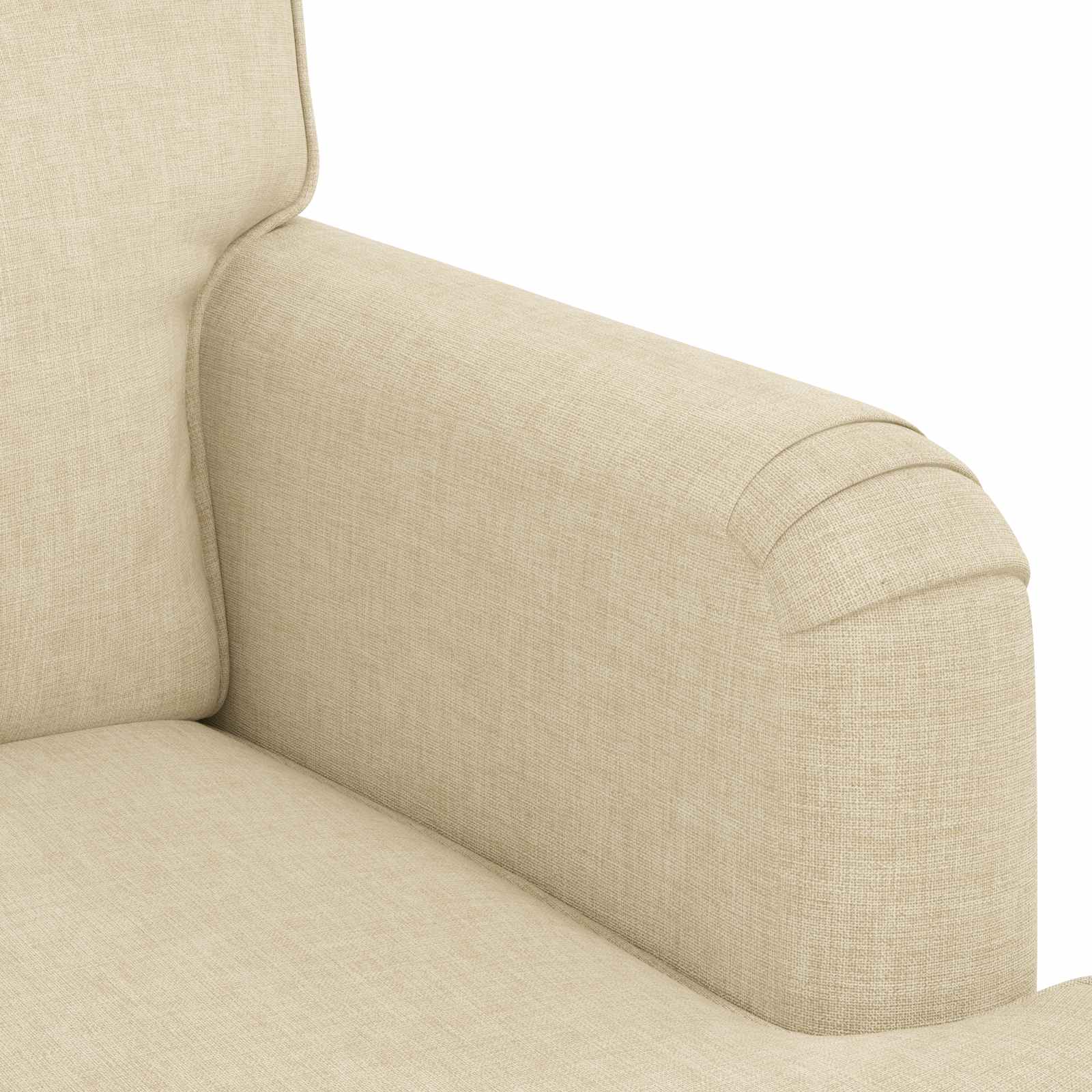 Divano Crema 144 x 80 x 85 cm Tessuto | homemem39