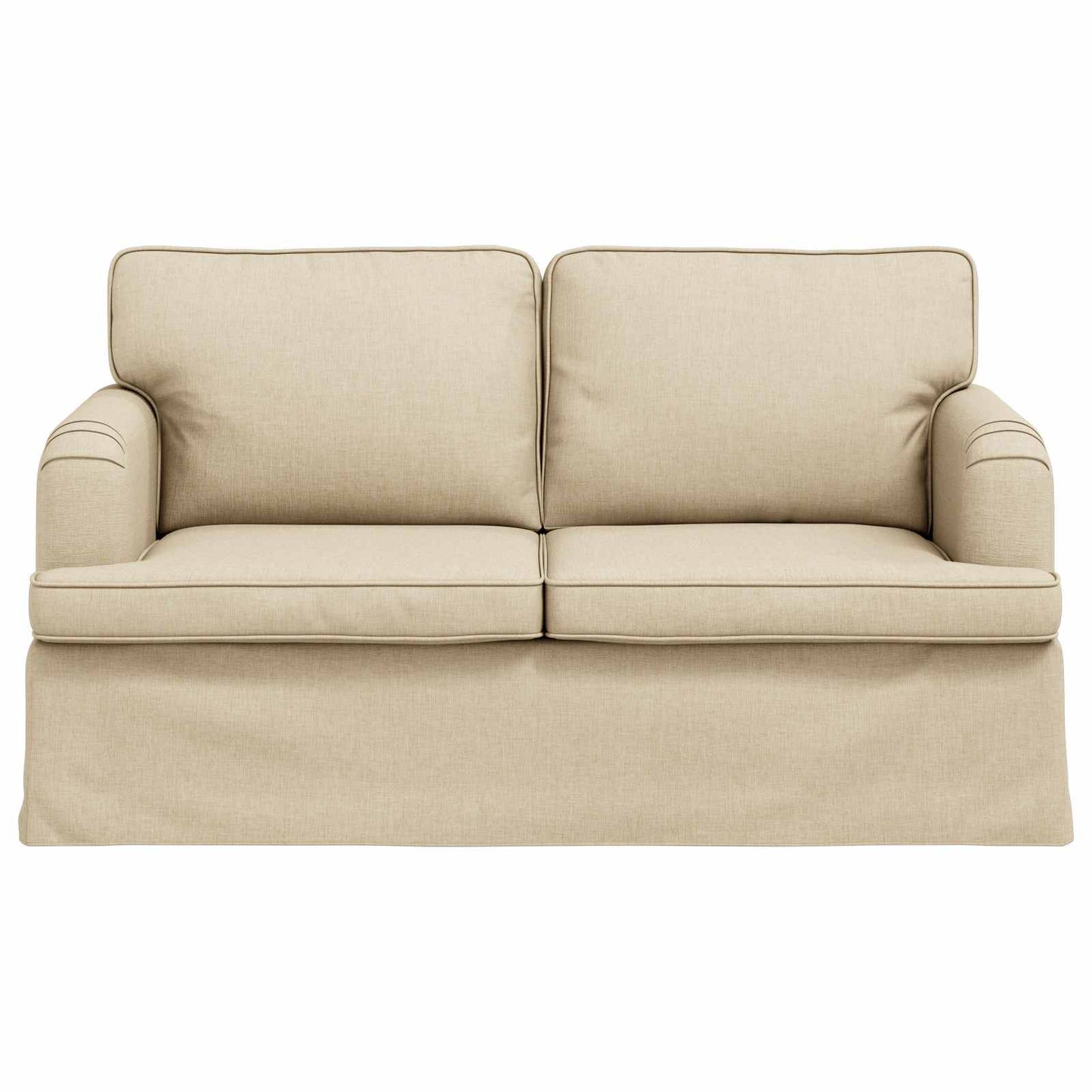 Divano Crema 144 x 80 x 85 cm Tessuto | homemem39