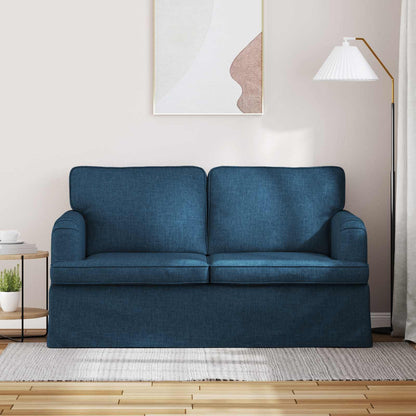 Divano Blu 144 x 80 x 85 cm Tessuto | homemem39