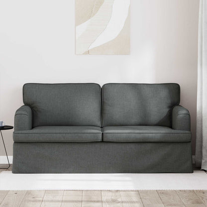 Divano Grigio scuro 162 x 80 x 85 cm Tessuto