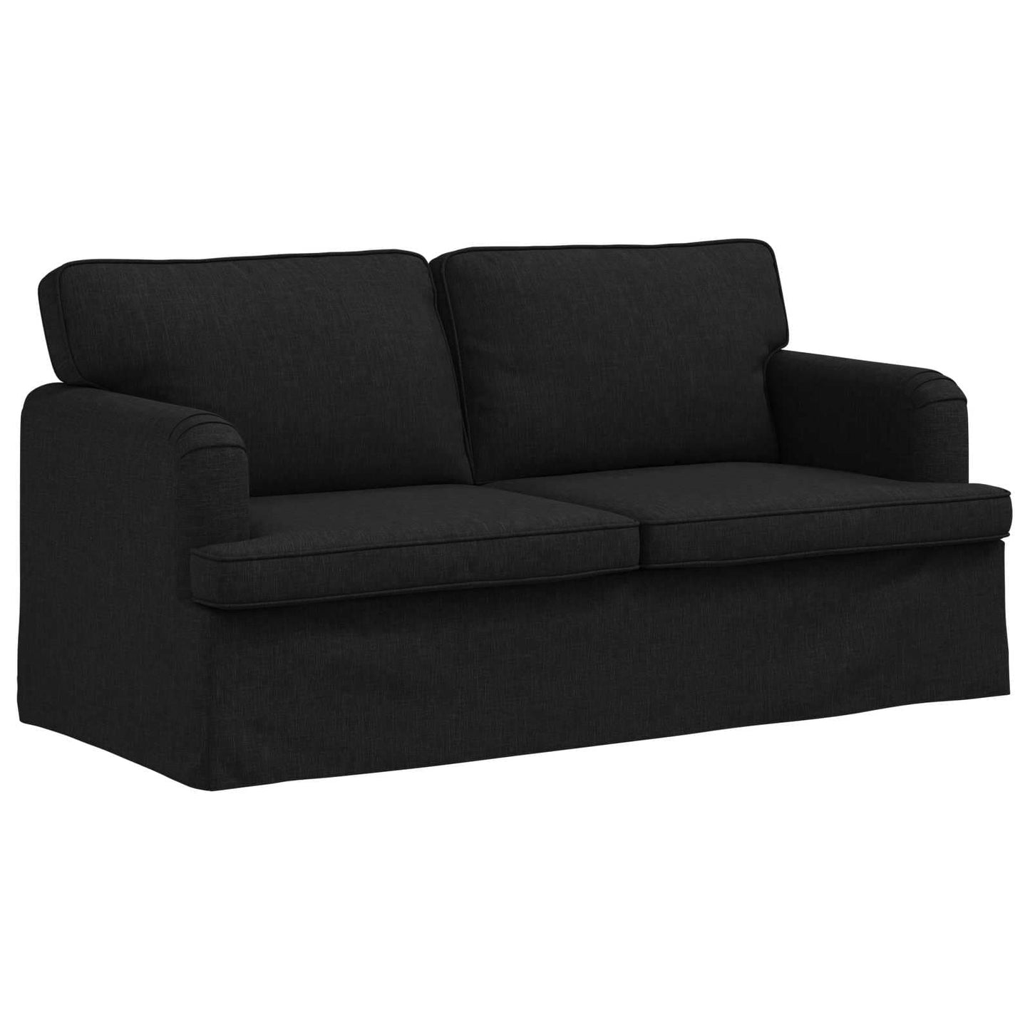 Divano Nero 162 x 80 x 85 cm Tessuto | homemem39