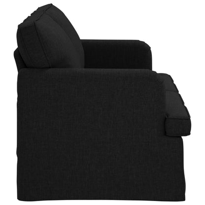 Divano Nero 162 x 80 x 85 cm Tessuto | homemem39