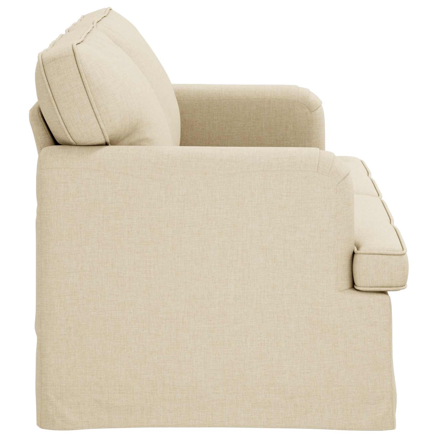 Divano Crema 162 x 80 x 85 cm Tessuto | homemem39