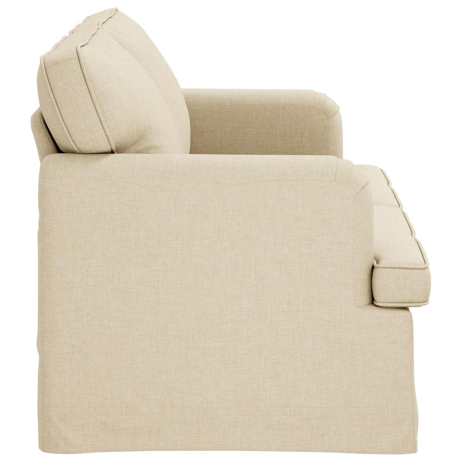 Divano Crema 162 x 80 x 85 cm Tessuto | homemem39
