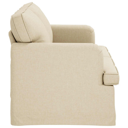Divano Crema 162 x 80 x 85 cm Tessuto | homemem39