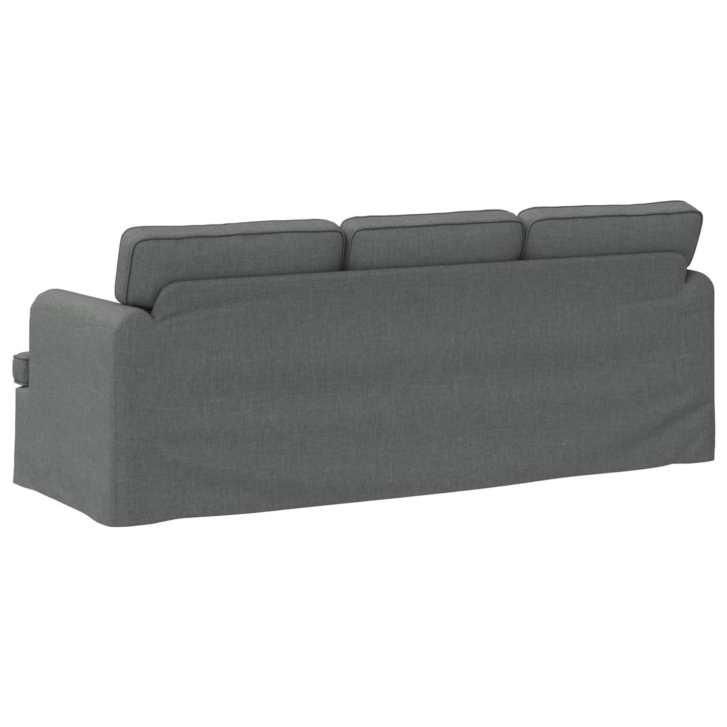 Divano Grigio scuro 201 x 80 x 85 cm Tessuto | homemem39
