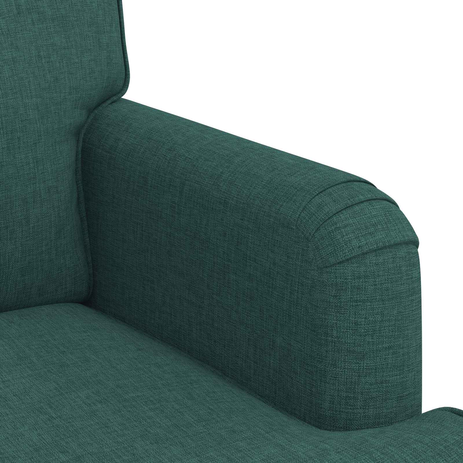 Divano Verde Scuro 201 x 80 x 85 cm Tessuto | homemem39
