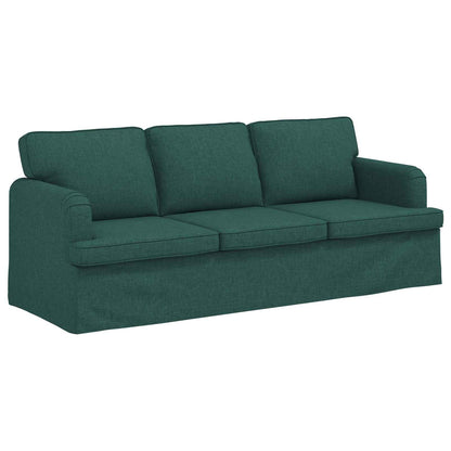 Divano Verde Scuro 201 x 80 x 85 cm Tessuto