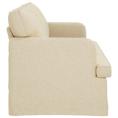 Divano Crema 201 x 80 x 85 cm Tessuto | homemem39