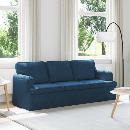 Divano Blu 201 x 80 x 85 cm Tessuto | homemem39