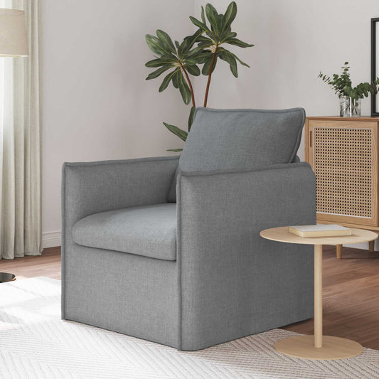 Divano Grigio chiaro 75 x 82 x 85 cm Tessuto | homemem39