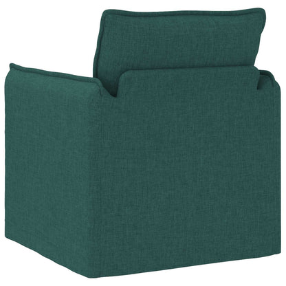 Divano Verde Scuro 75 x 82 x 85 cm Tessuto