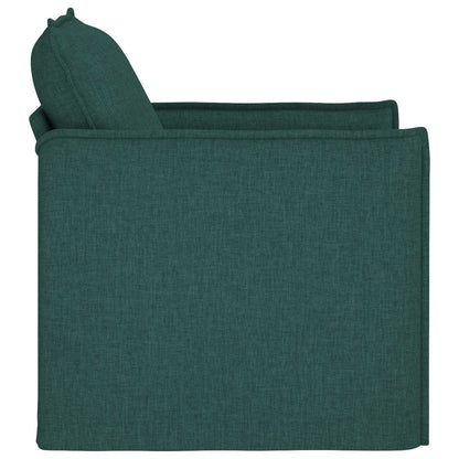 Divano Verde Scuro 75 x 82 x 85 cm Tessuto