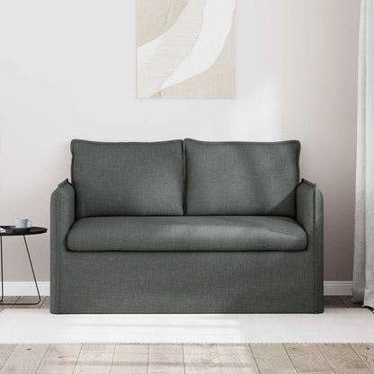Divano Grigio scuro 136 x 82 x 85 cm Tessuto