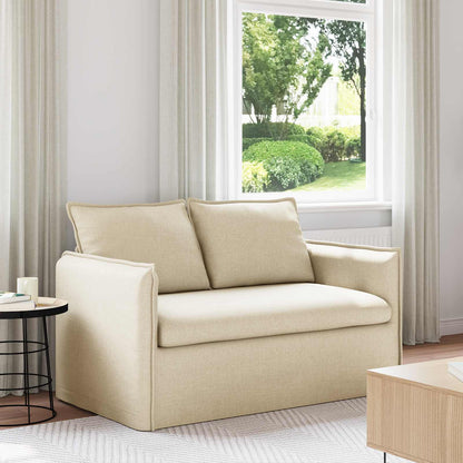 Divano Crema 136 x 82 x 85 cm Tessuto | homemem39