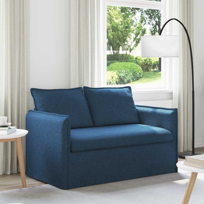 Divano Blu 136 x 82 x 85 cm Tessuto | homemem39