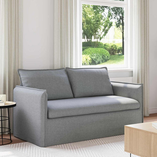 Divano Grigio chiaro 156 x 82 x 85 cm Tessuto