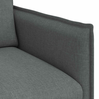 Divano Grigio scuro 156 x 82 x 85 cm Tessuto