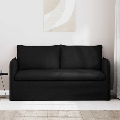 Divano Nero 156 x 82 x 85 cm Tessuto | homemem39