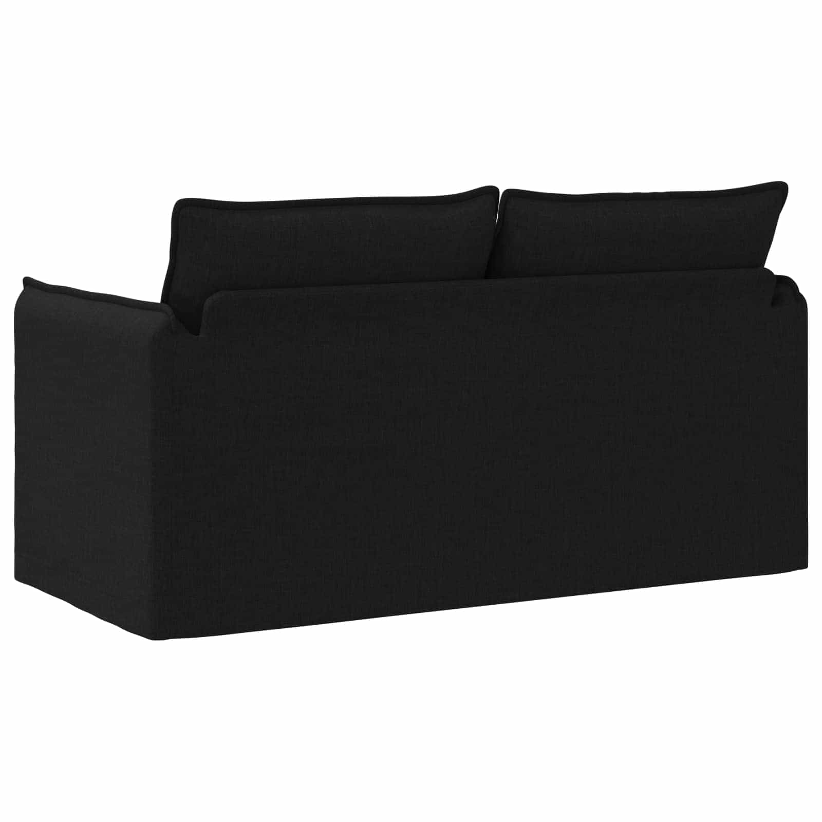 Divano Nero 156 x 82 x 85 cm Tessuto | homemem39