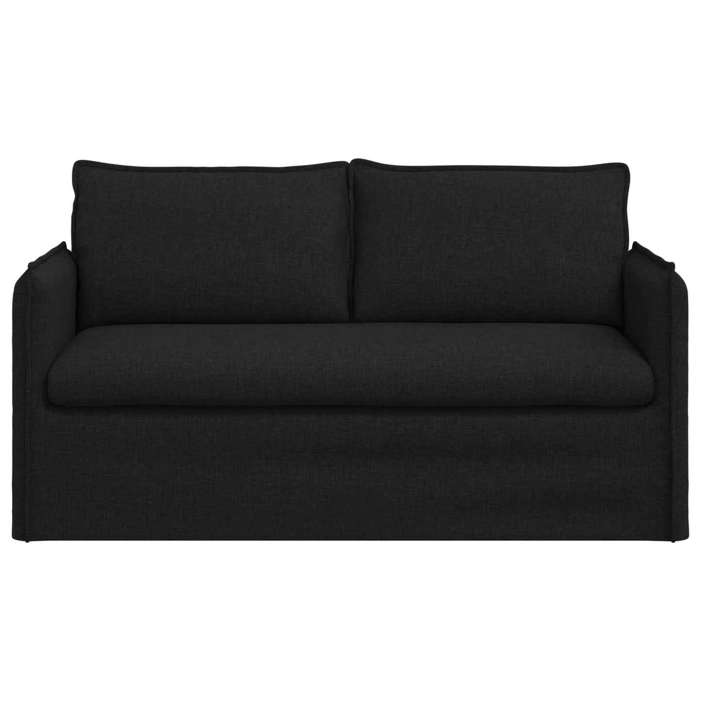 Divano Nero 156 x 82 x 85 cm Tessuto | homemem39