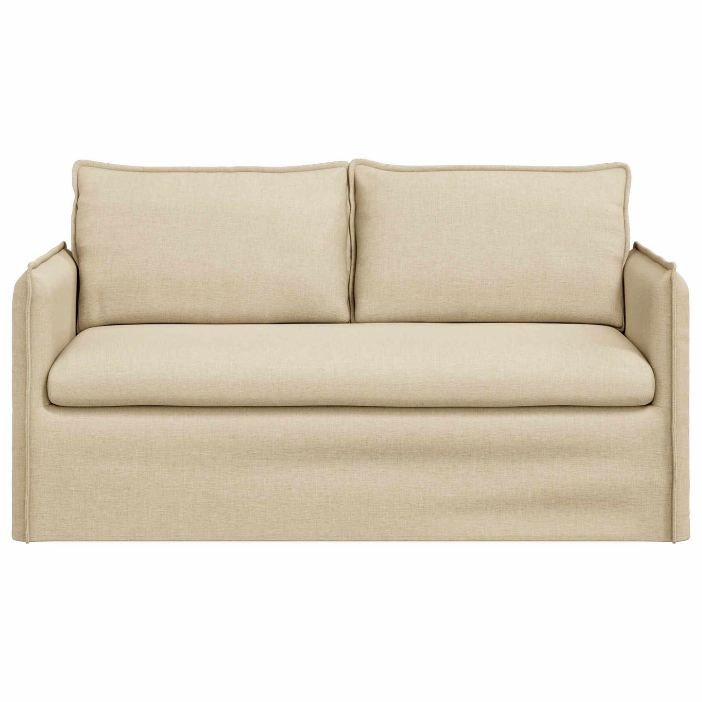 Divano Crema 156 x 82 x 85 cm Tessuto