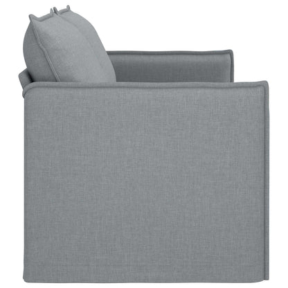 Divano Grigio chiaro 196 x 82 x 85 cm Tessuto | homemem39