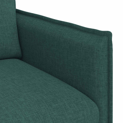 Divano Verde Scuro 196 x 82 x 85 cm Tessuto | homemem39