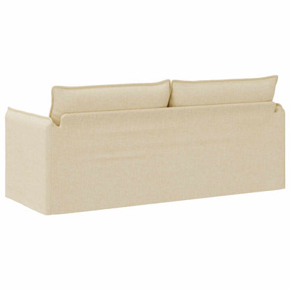 Divano Crema 196 x 82 x 85 cm Tessuto | homemem39