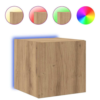 Mobile TV da parete 30,5 x 35 x 30 cm Rovere Artigianale