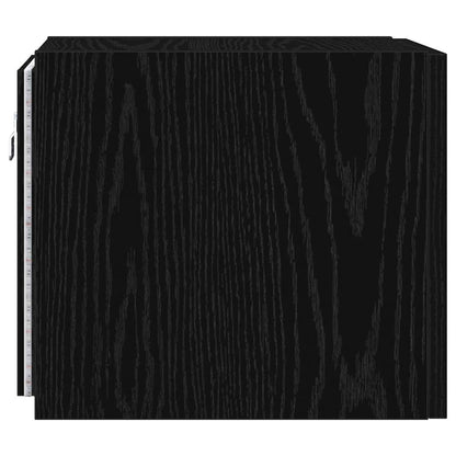 Mobile TV da parete Rovere Nero 30,5 x 35 x 30 cm