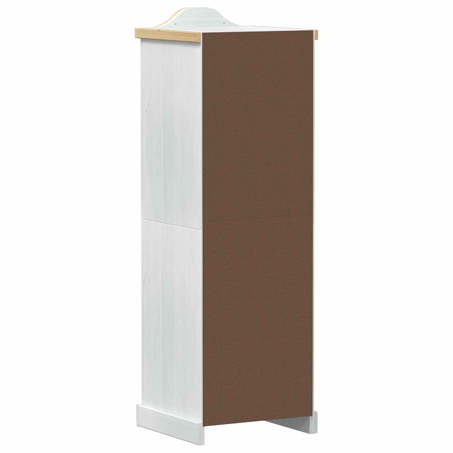 Armadi con lo scaffale Bianco 55 x 52 x 170 cm Pino massello | homemem39