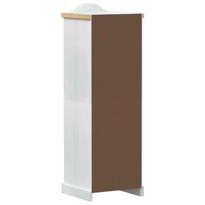 Armadi con lo scaffale Bianco 55 x 52 x 170 cm Pino massello | homemem39