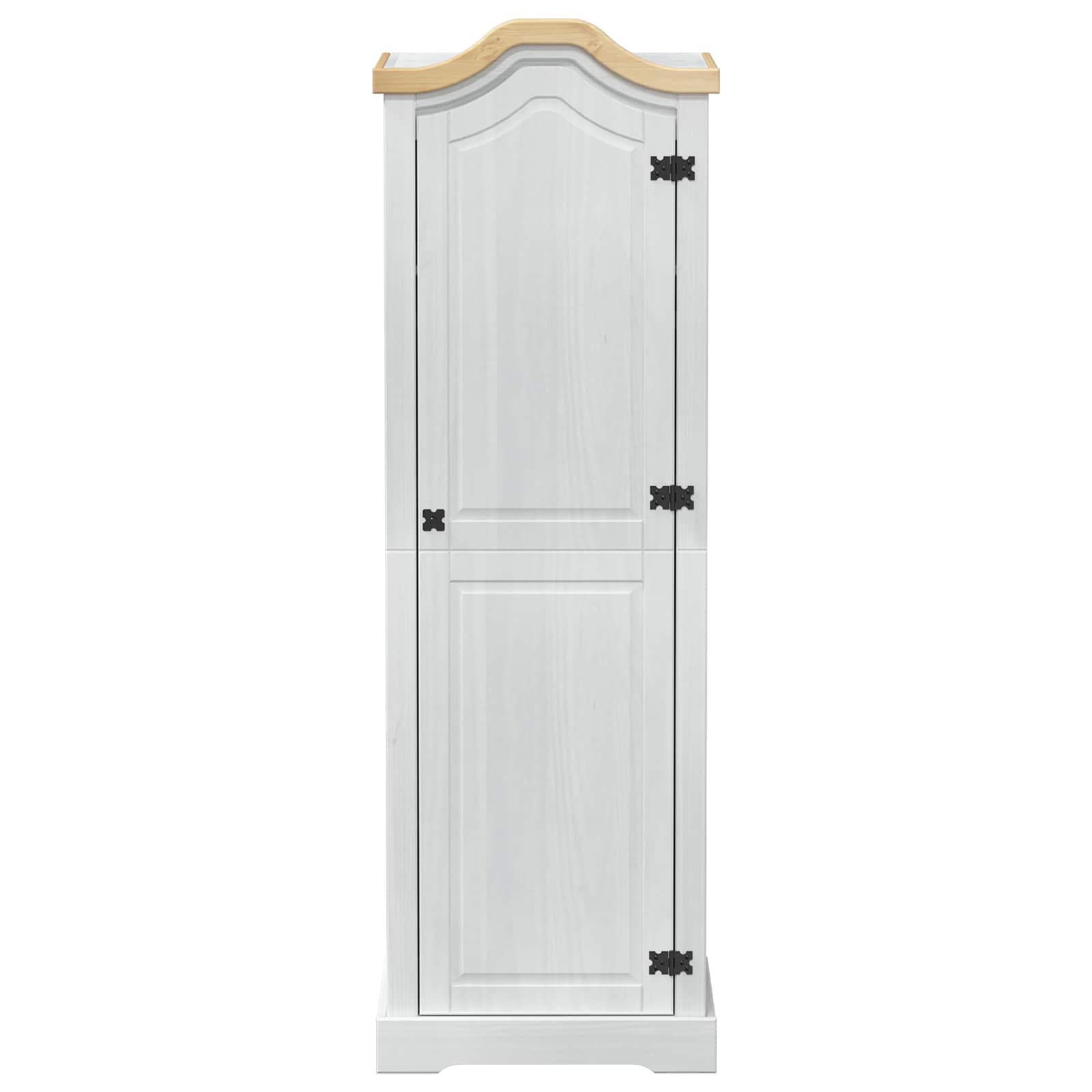 Armadi con lo scaffale Bianco 55 x 52 x 170 cm Pino massello | homemem39