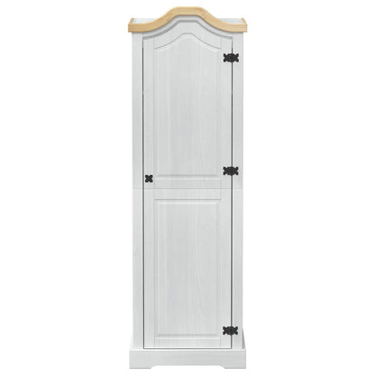 Armadi con lo scaffale Bianco 55 x 52 x 170 cm Pino massello | homemem39