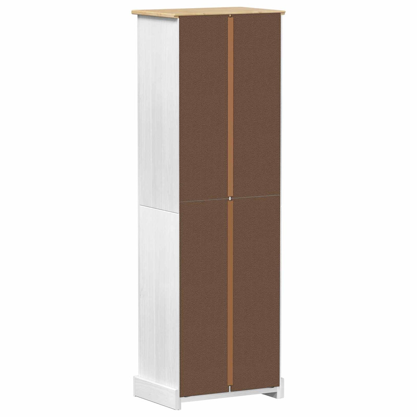 Armadi con cassetto Bianco 55 x 38 x 170 cm Pino massello | homemem39
