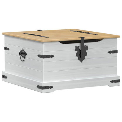 storage box Bianco 78 x 78 x 45 cm Pino massello