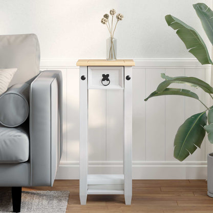 Supporto per piante Bianco 30 x 30 x 73 cm Pino massello | homemem39