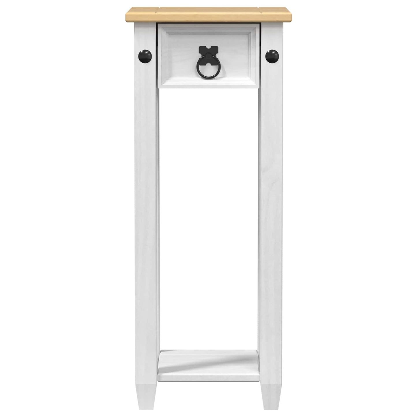 Supporto per piante Bianco 30 x 30 x 73 cm Pino massello | homemem39