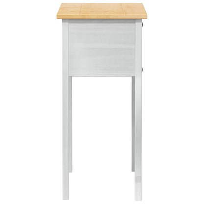 Tavolo Consolle Bianco 73 x 35 x 73 cm Pino massello | homemem39
