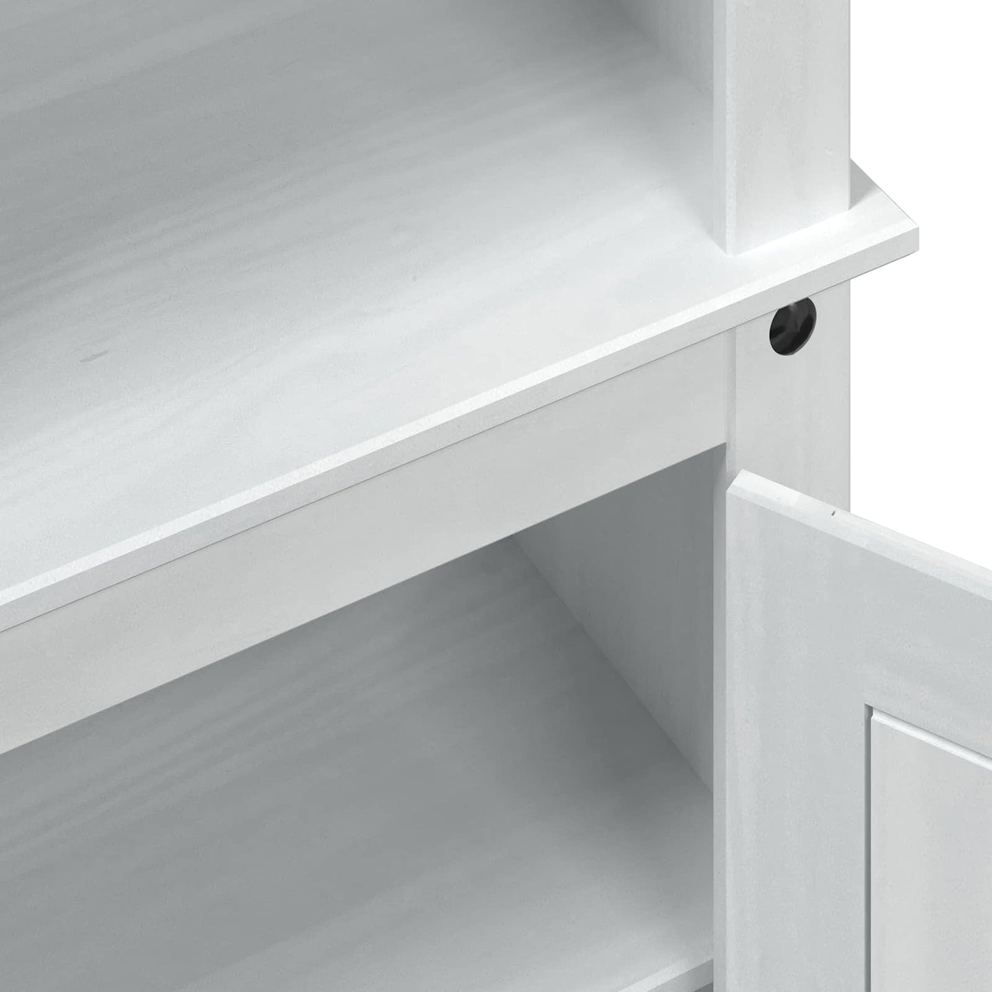 Mobile per scarpe Bianco 86 x 38,5 x 108 cm Pino massello | homemem39