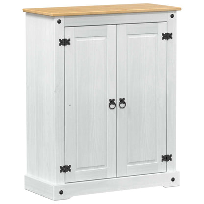 Mobile per scarpe Bianco 86 x 38,5 x 108 cm Pino massello | homemem39