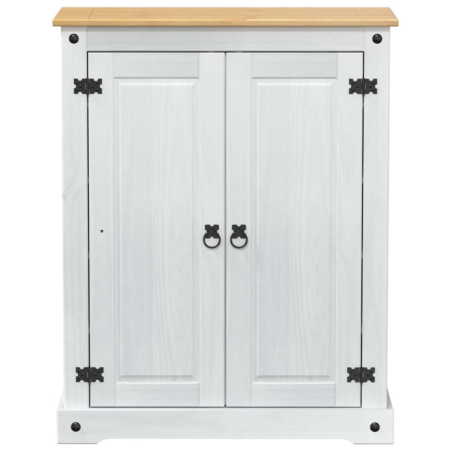 Mobile per scarpe Bianco 86 x 38,5 x 108 cm Pino massello | homemem39