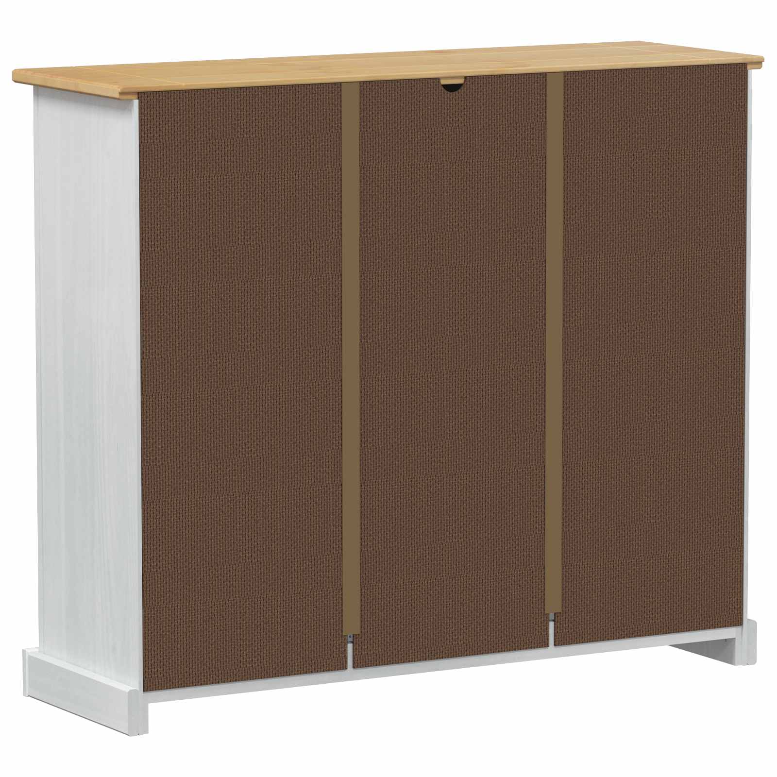 Mobile per scarpe Corona Bianco 99 x 32 x 85 cm Pino massello | homemem39